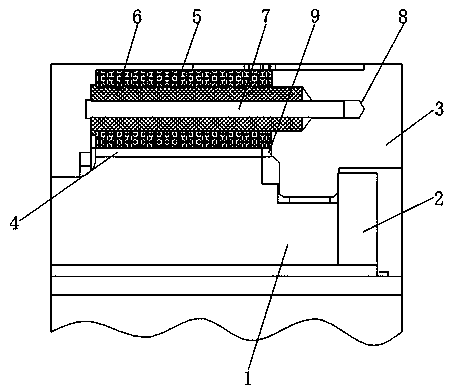 Novel spline structure in wind power main gearbox