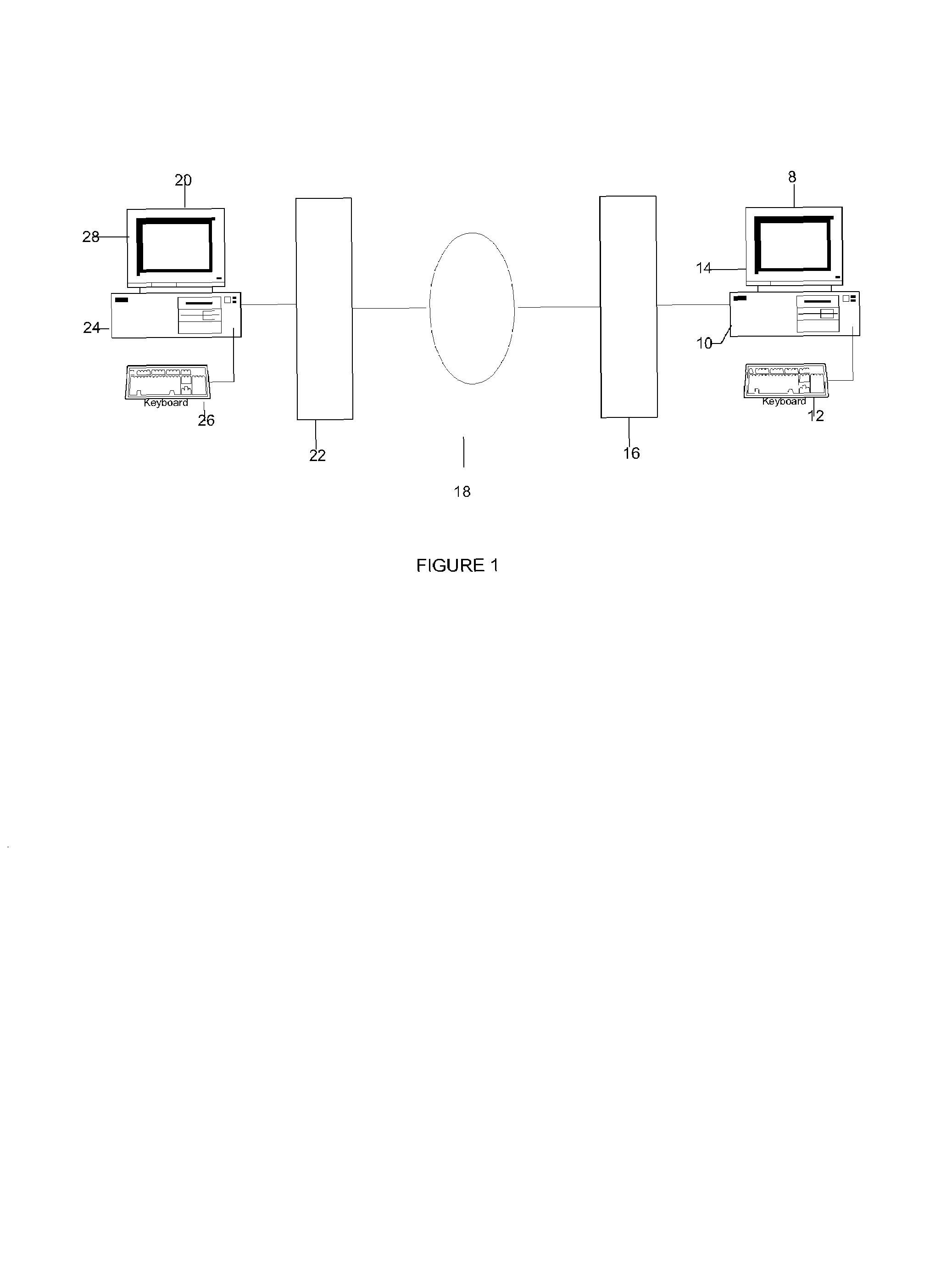 System for transmitting secure data between a sender and a recipient over a computer network using a virtual envelope and method for using the same