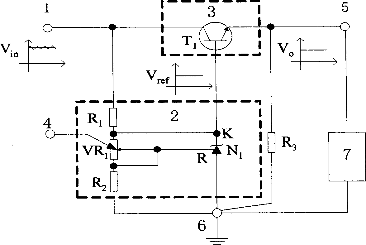 High-power high-precision switch linear combined manostat