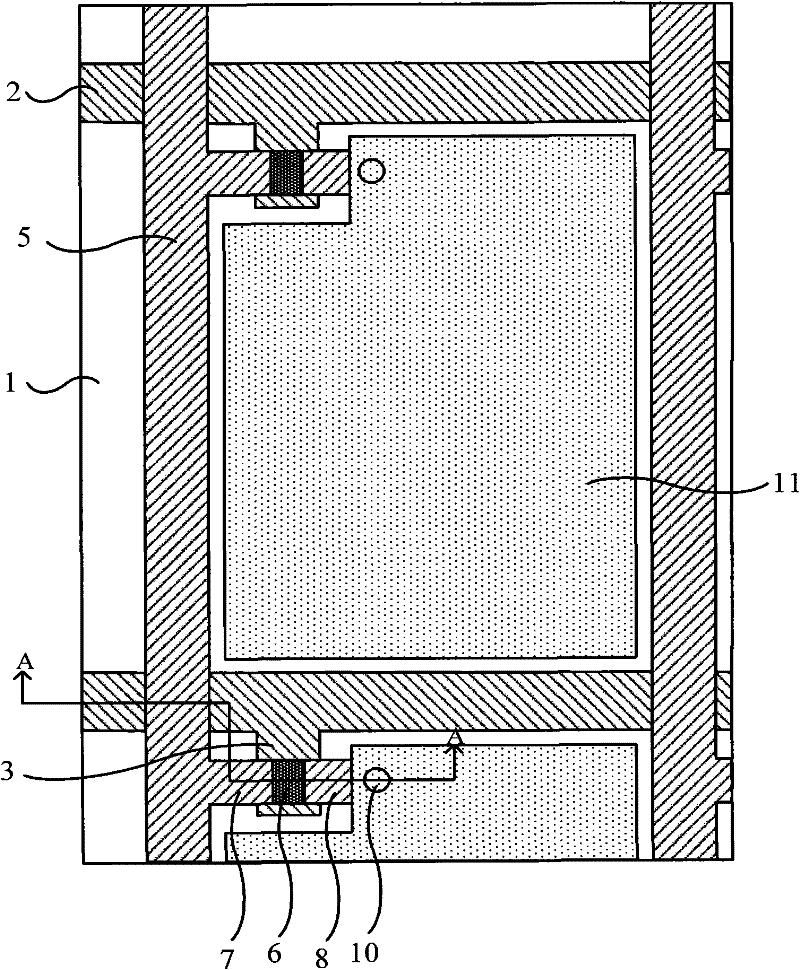 Array base plate, liquid crystal display and manufacturing method for array base plate