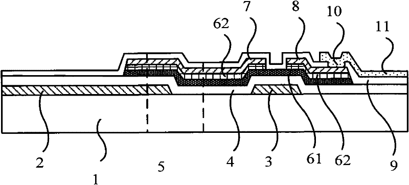 Array base plate, liquid crystal display and manufacturing method for array base plate