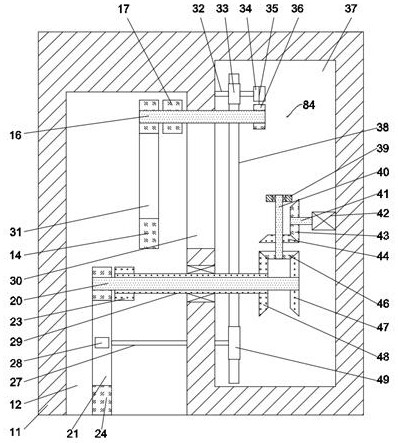 Anti-falling automatic reinforcing mechanical clamping device