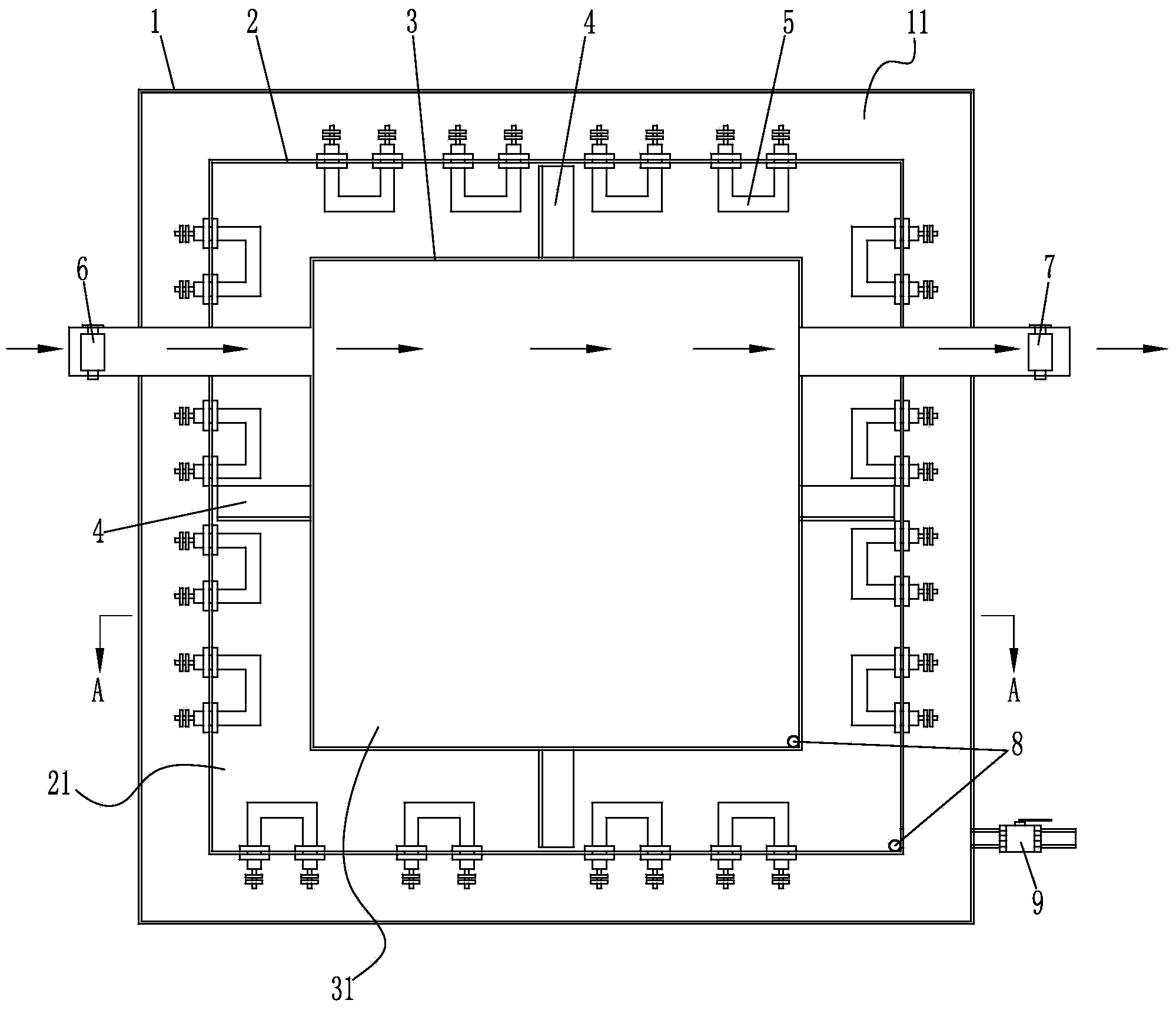 Heating oil tank with interlayer