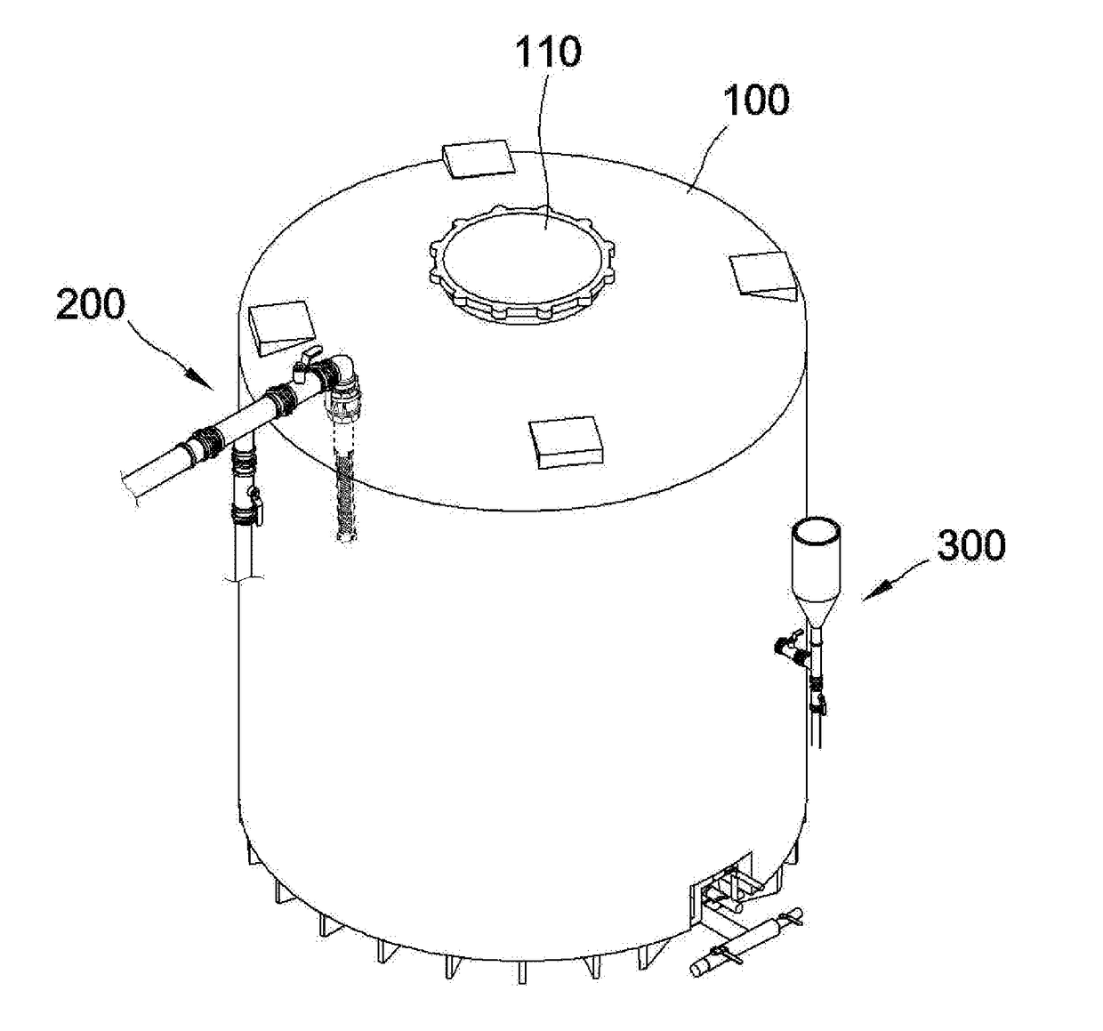 Multipurpose water tank having improved filtering function