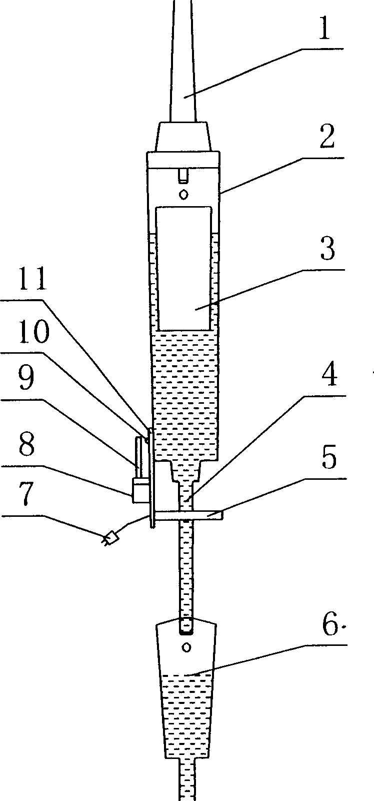 Transfusion system with alarm device