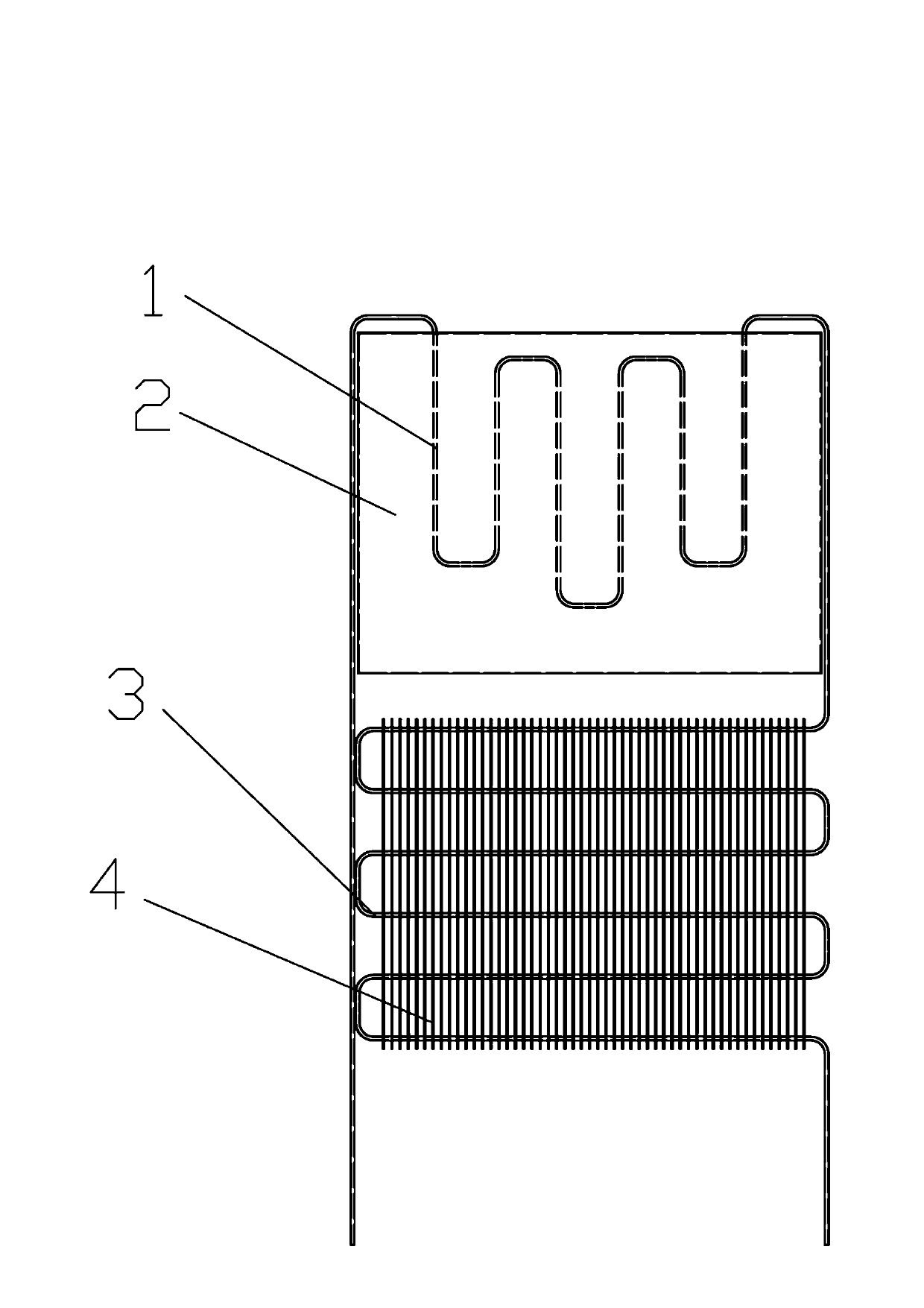 Water direct-cooling double-effect condenser and refrigerator