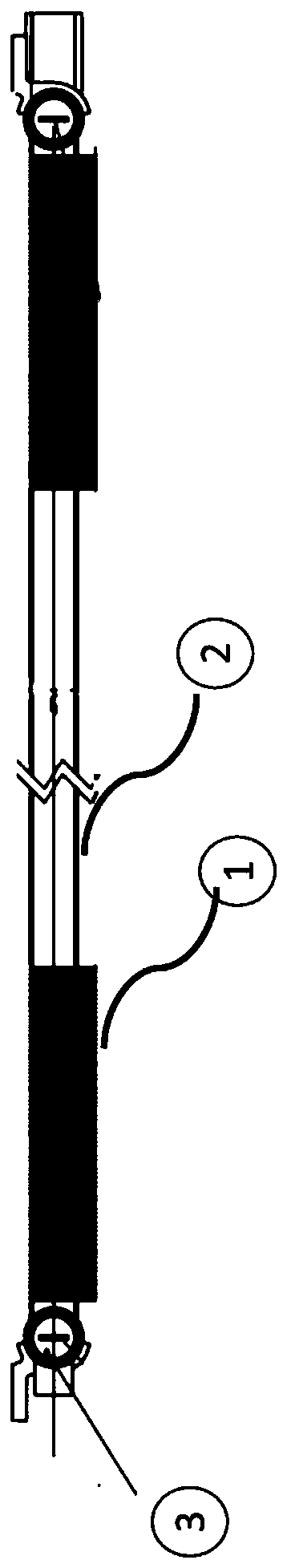 Automobile heat pump air conditioner adopting patch type micro-channel heat exchanger