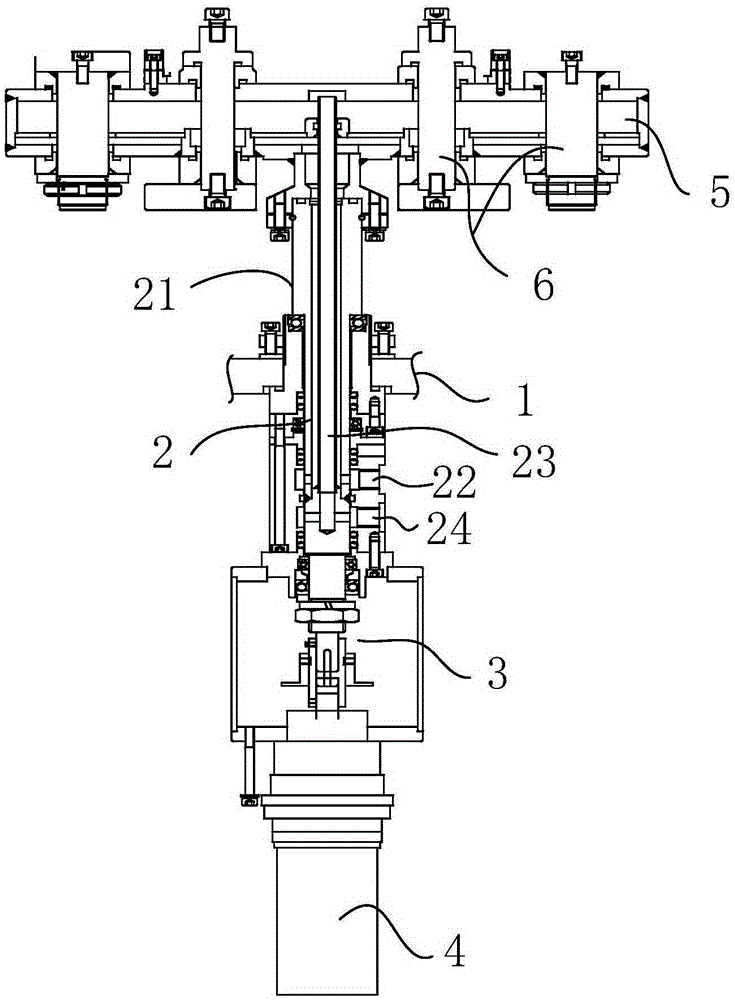 Water cooling device of vacuum evaporation equipment for optical filter
