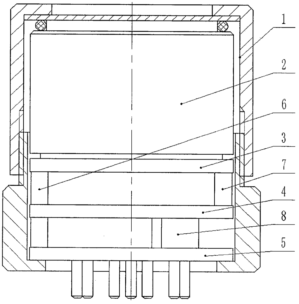 Novel gas pollutant concentration sensor based on four-electrode system