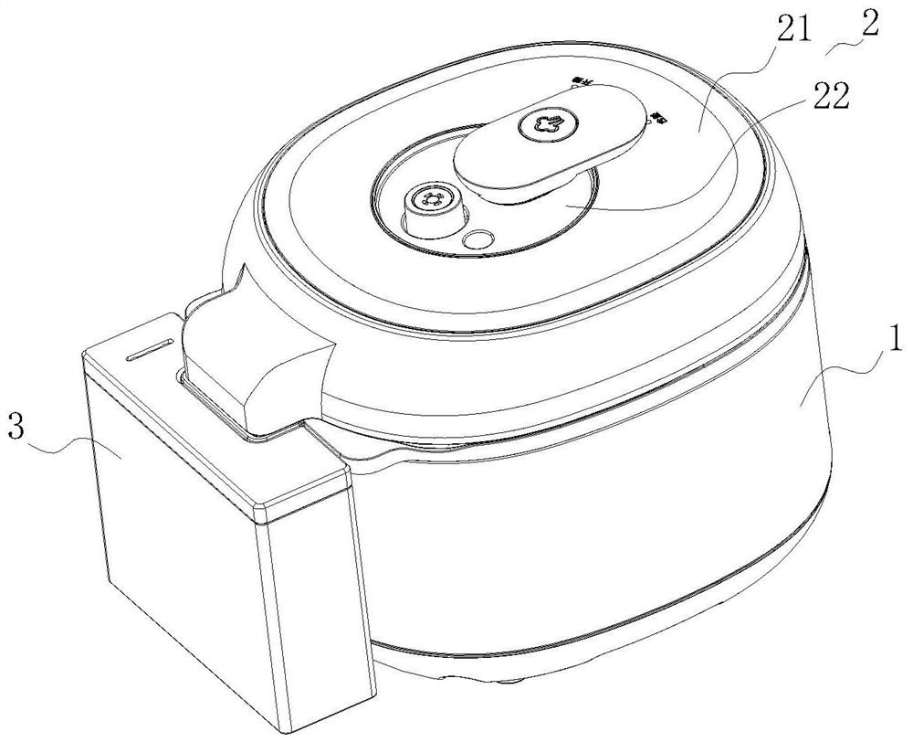 Split type electric pressure cooker