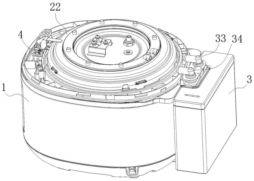 Split type electric pressure cooker