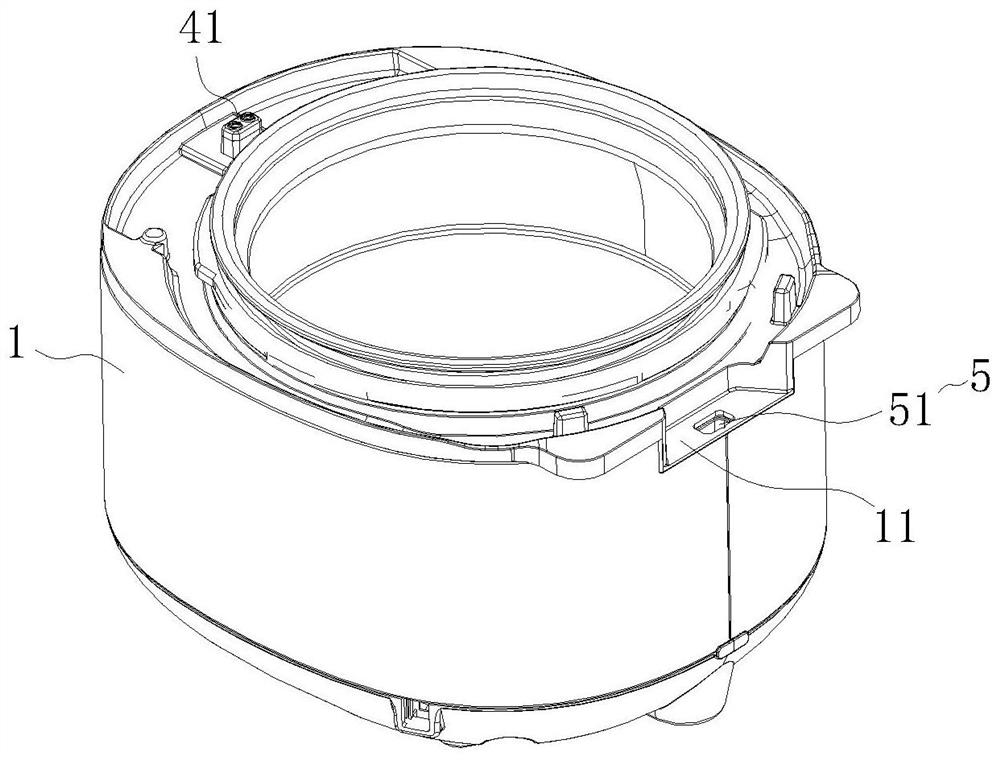 Split type electric pressure cooker