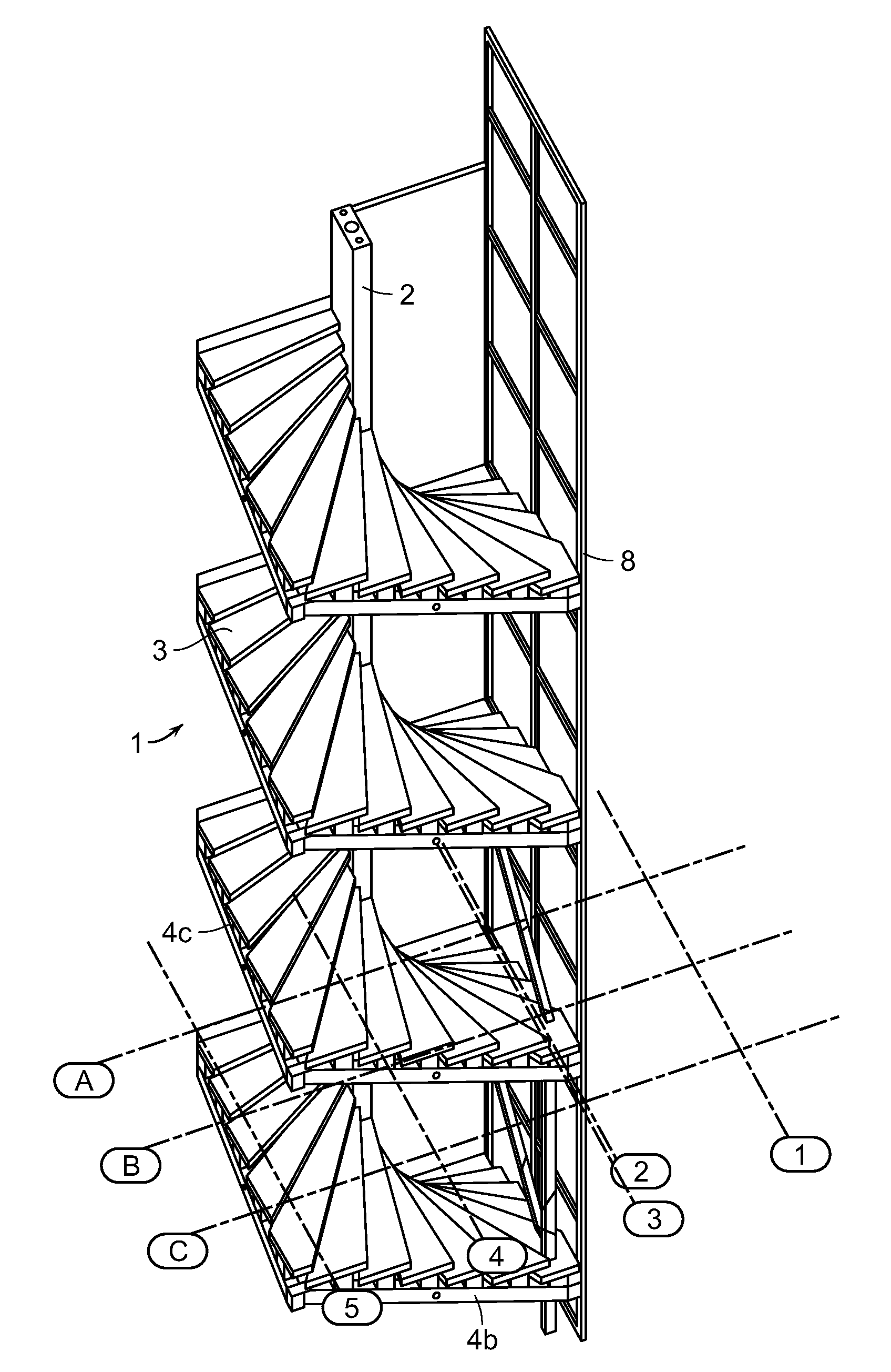 Staircase Element and Method for Building a Staircase