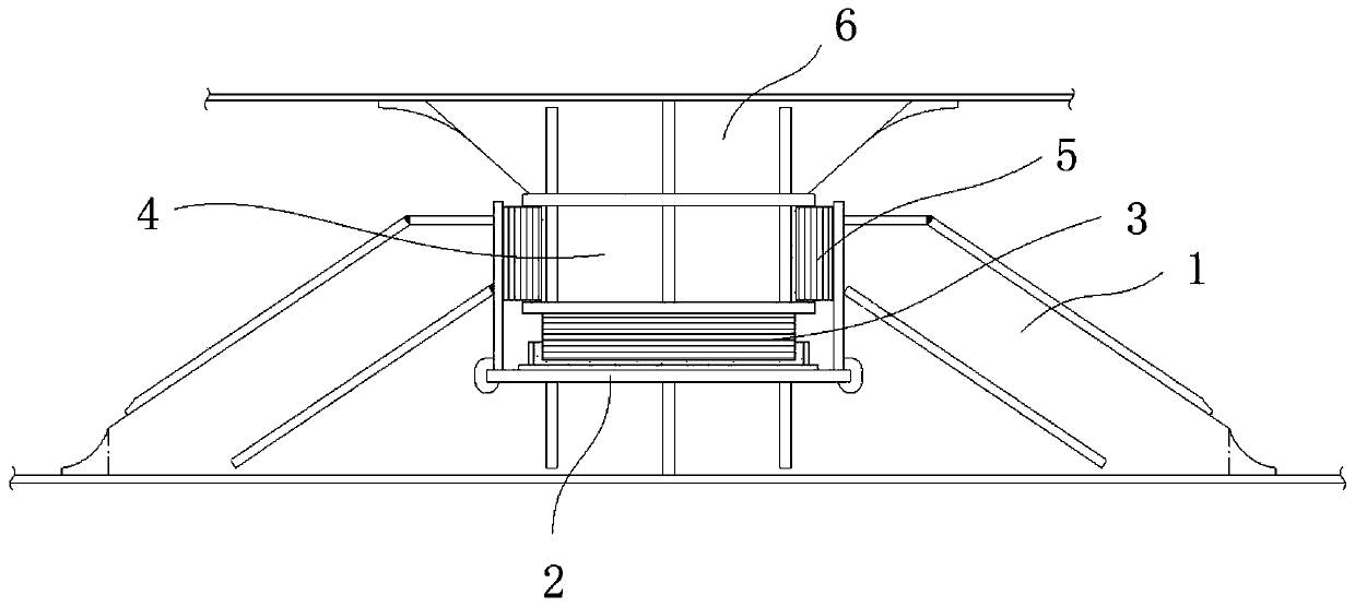 A three-way limiting device for the liquid cargo tank of an independent liquefied gas carrier