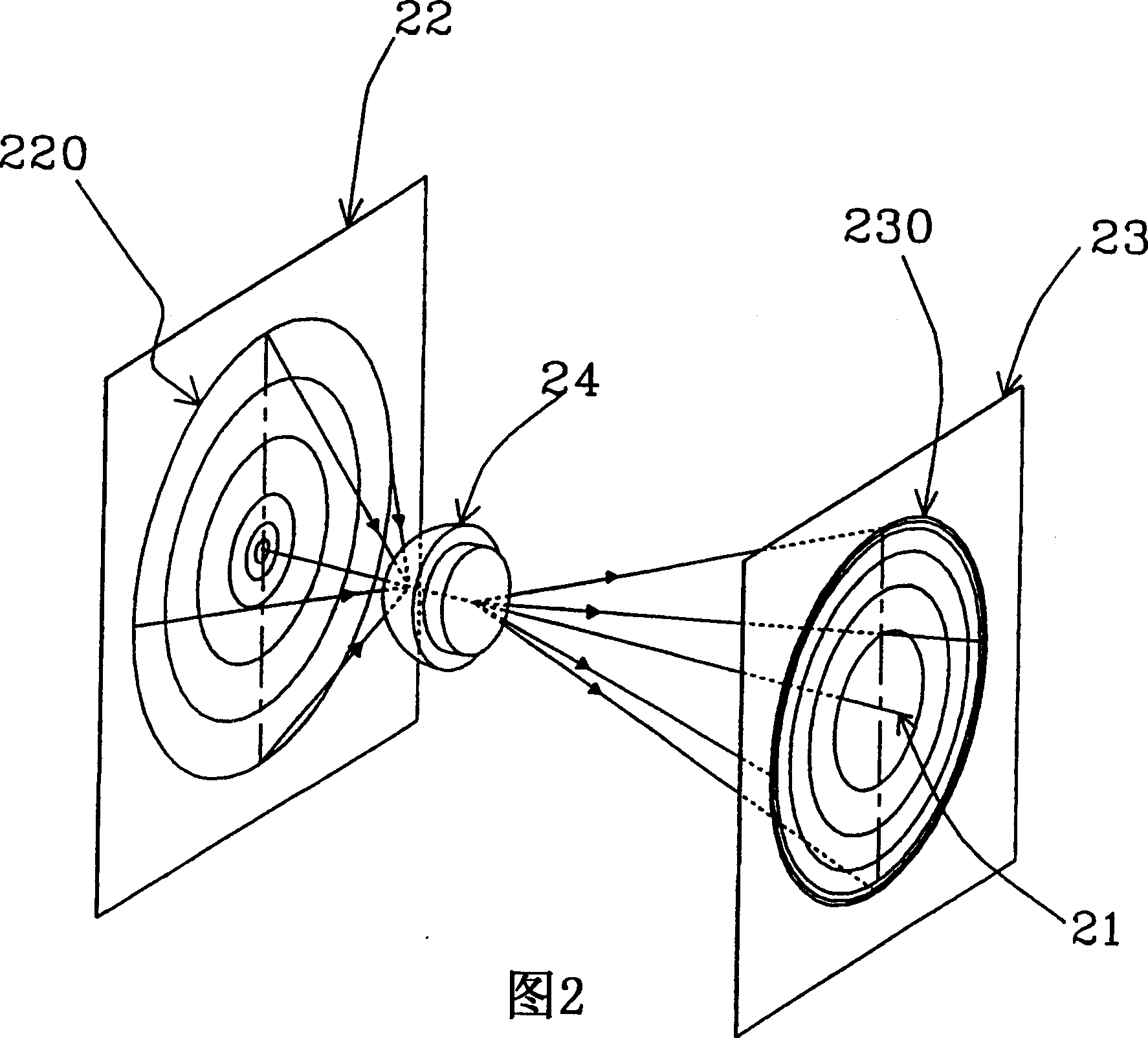 Method for obtaing optical projection parameter of camera