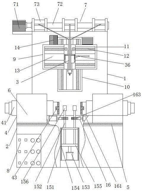 Straight tube butt-welding machine with parallelism correcting mechanism