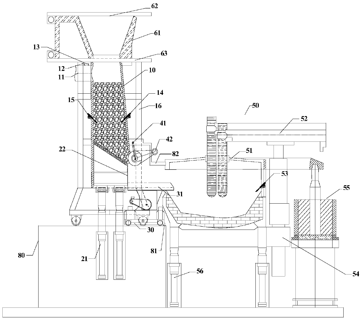 Scrap preheater, arc melting device and preheating method