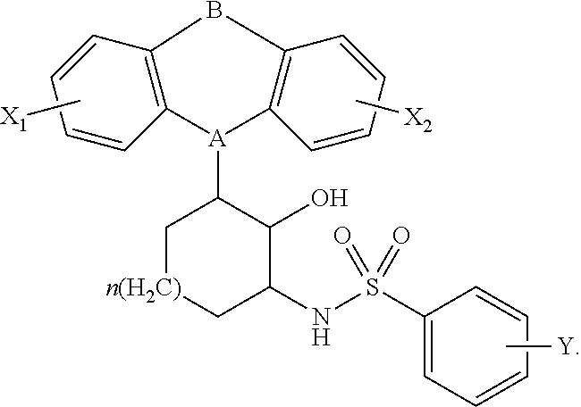 Constrained tricyclic sulfonamides