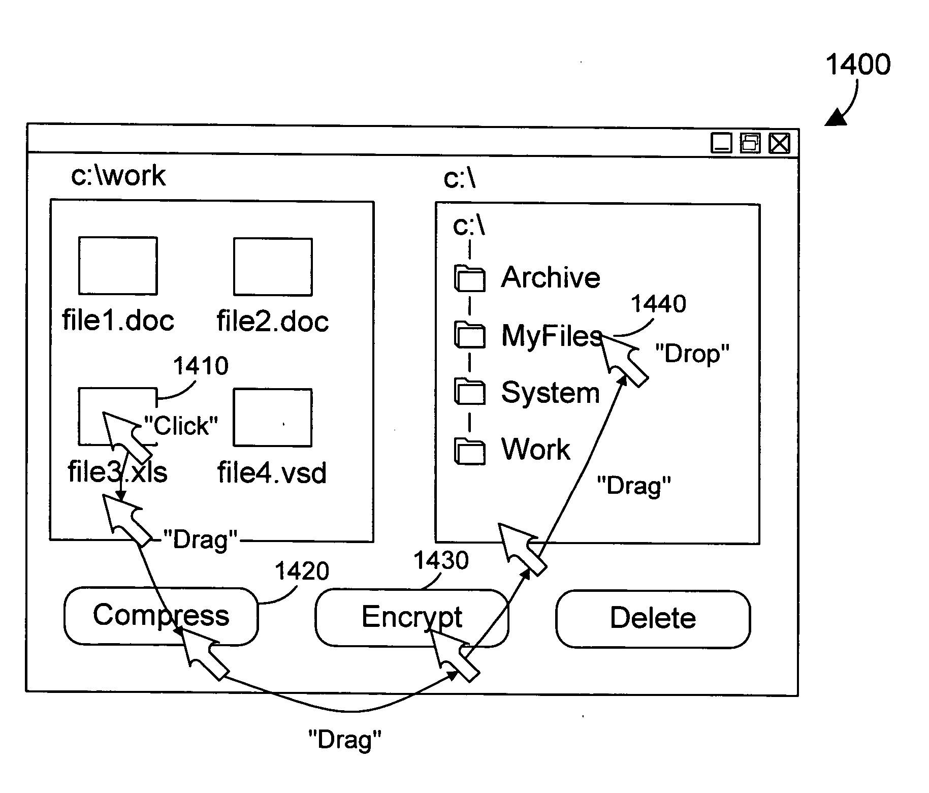 Apparatus and method for pointer drag path operations