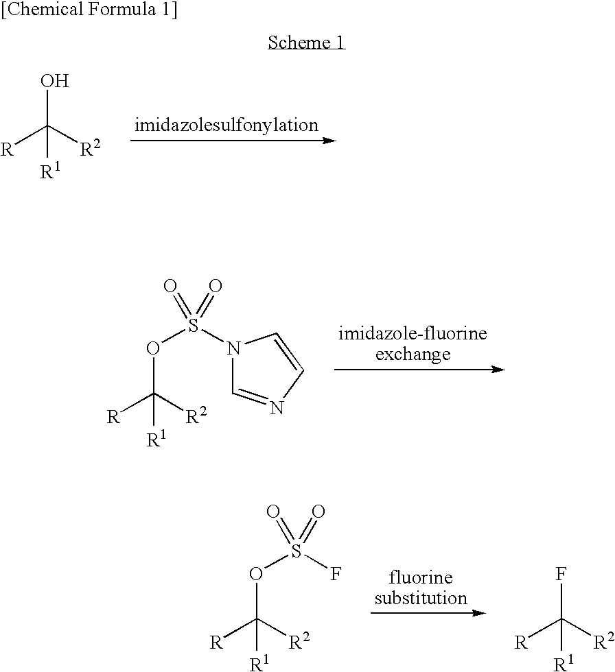 Process for Production of Fluoro Derivative