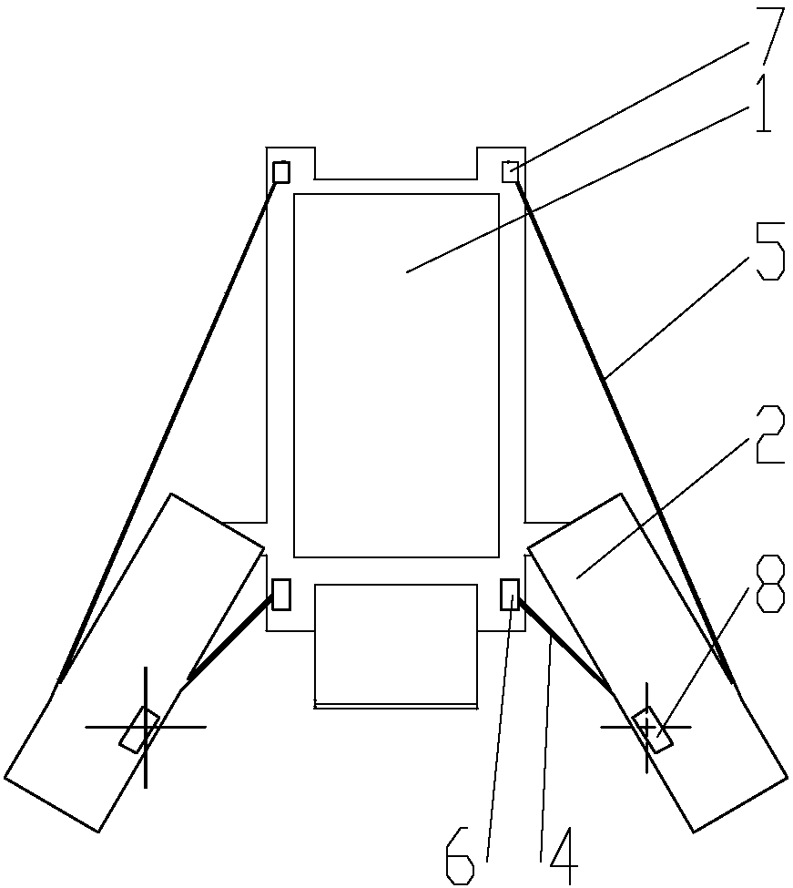 Water surface garbage removing device