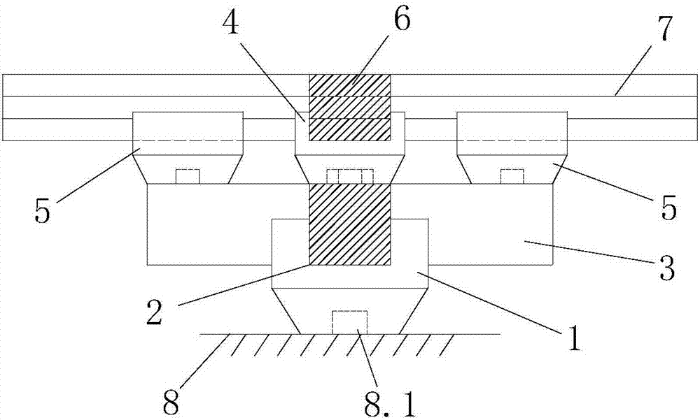 Wooden shock-isolation device