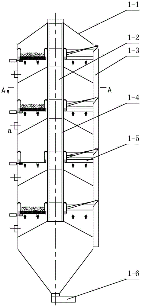 A Rotary Fixed Bed Raw Gas Dust Removal System and Method