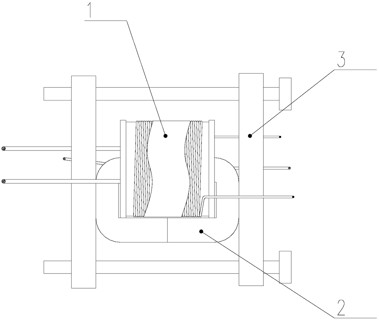 Transformer inductance adjusting method for aviation ignition device