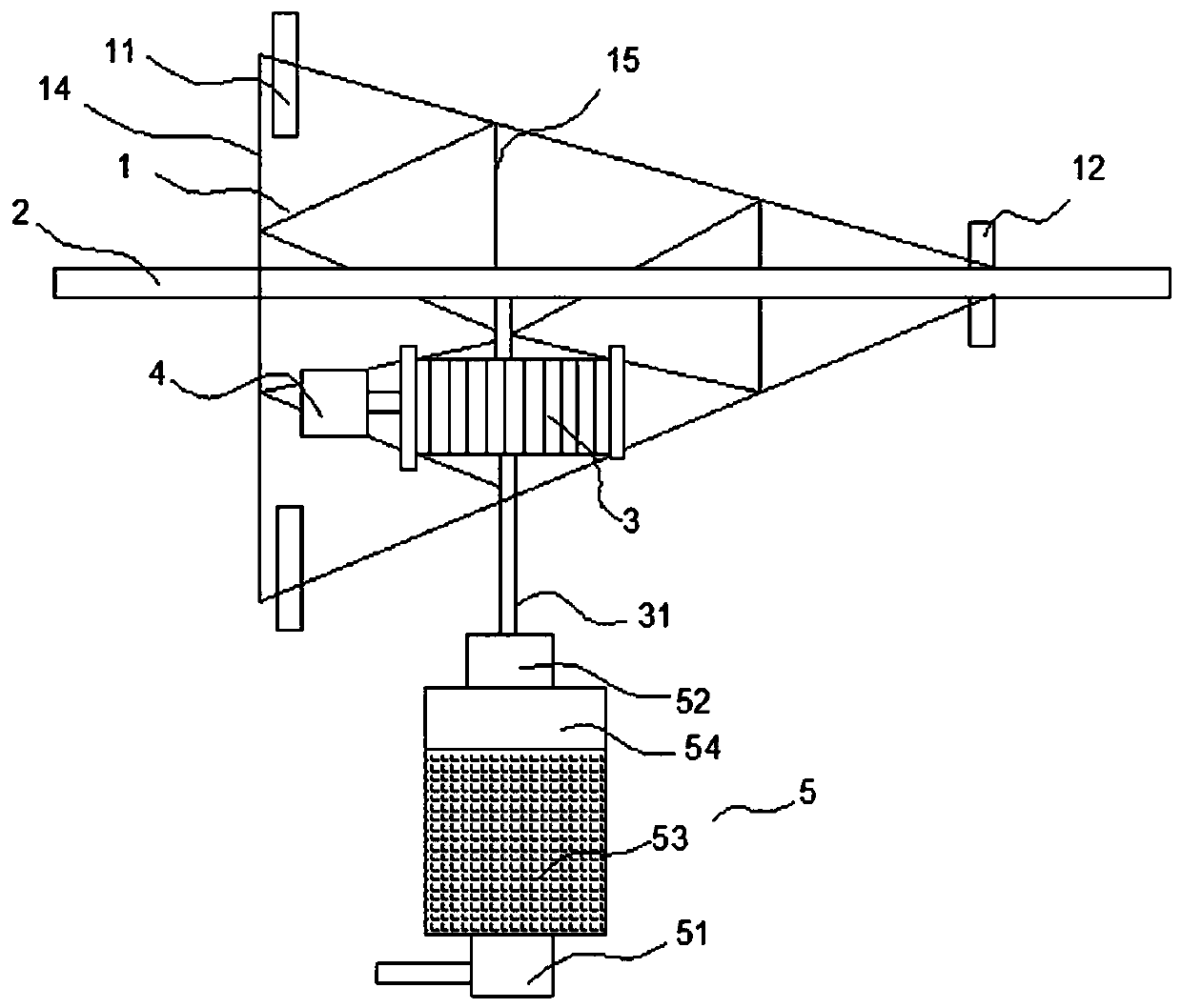 Agricultural sprinkling machine