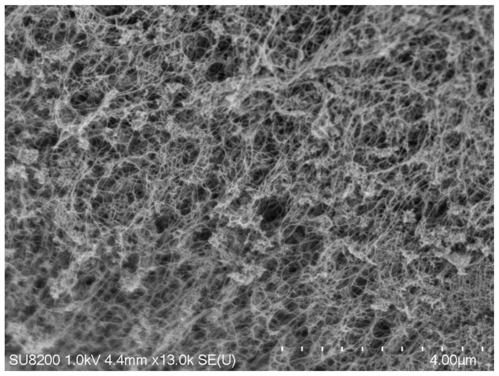 A preparation method of carbon nanotube film, functionalized carbon nanotube film and its application in electrocatalytic hydrogen production