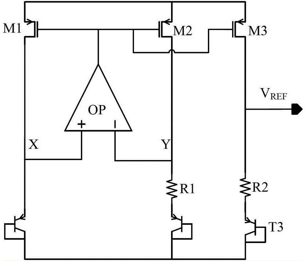 High-precision resistance-free band-gap reference voltage source