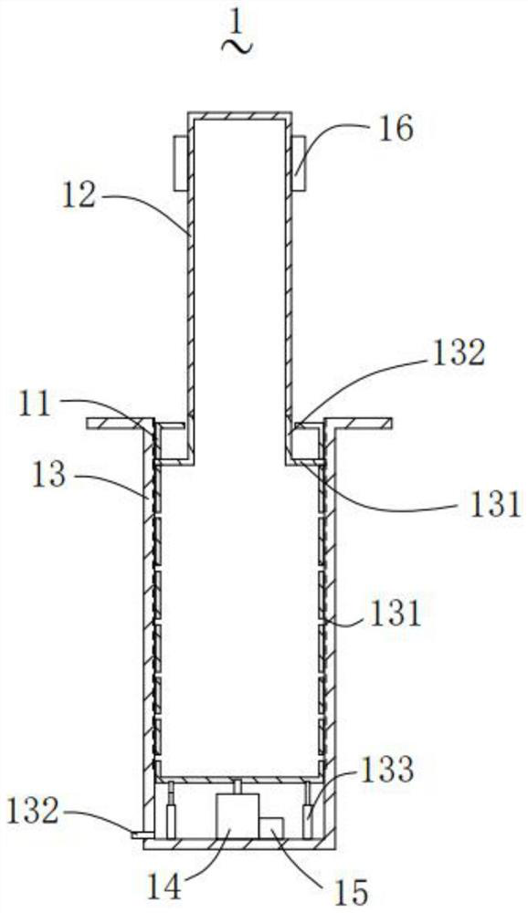 Remotely-controlled lifting column for road