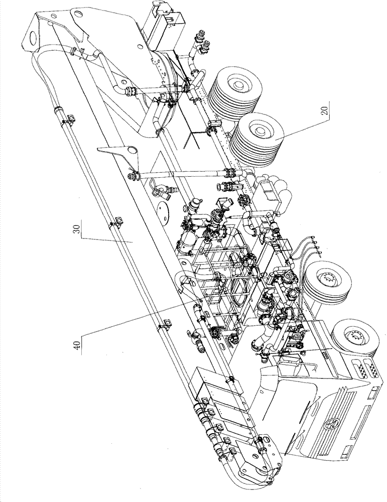 Fire truck and fire protection foam system thereof