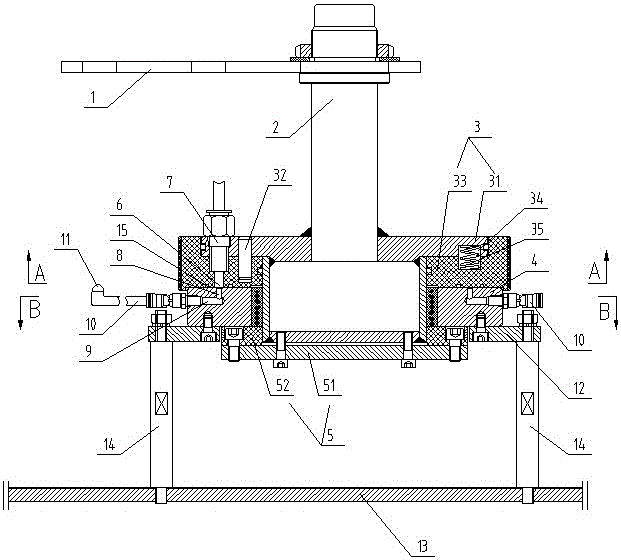 A partition spray bottle washing device