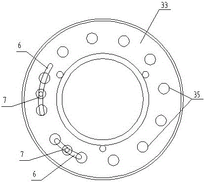 A partition spray bottle washing device