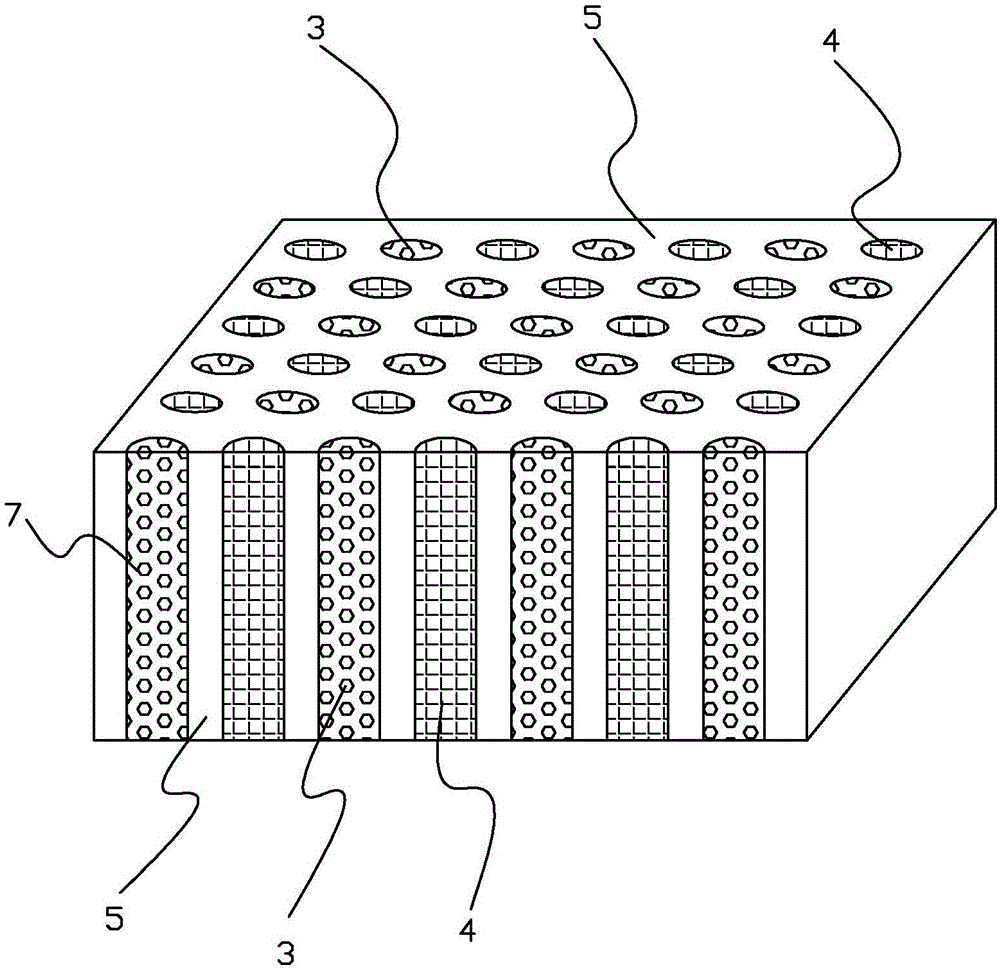 Grinding disc arranged in order and preparation method thereof