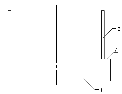 A polycrystalline silicon ingot furnace cooling block