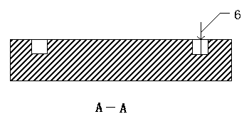 A polycrystalline silicon ingot furnace cooling block