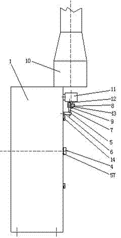 Explosion-proof test box for detecting fuel gas alarm