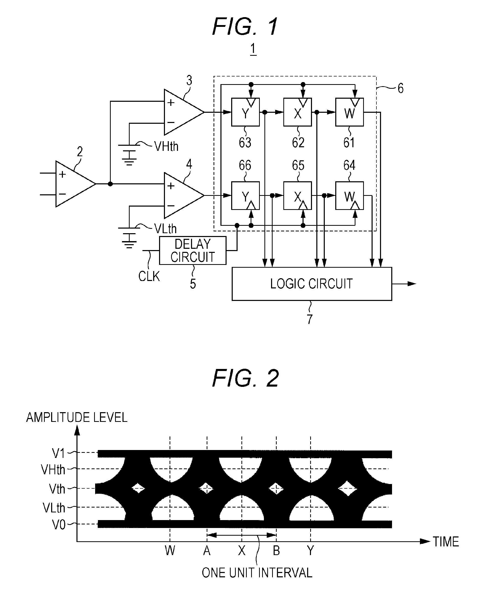 Receiving apparatus for differential signals