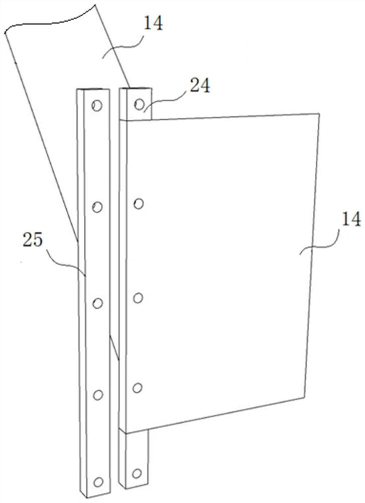 Reinforced structure of reinforced concrete shear wall