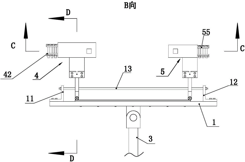Auxiliary broken line connecting device applicable to overhead lines