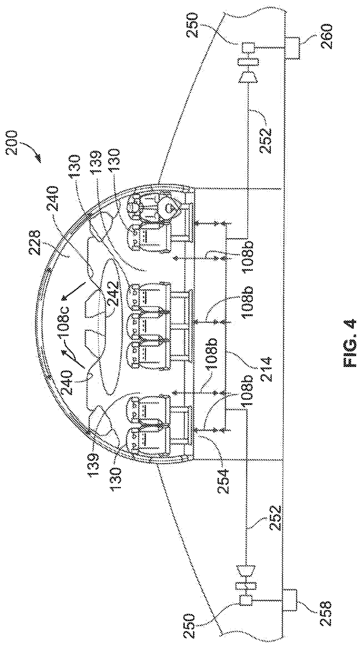 Ventilation systems and methods for internal cabins of vehicles