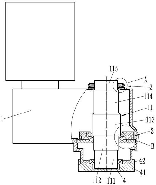 A gear reducer device with dustproof function