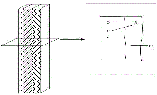 Method for three-dimensional representation of stratified structure micrometer CT imaging of turbine blade heat barrier coating