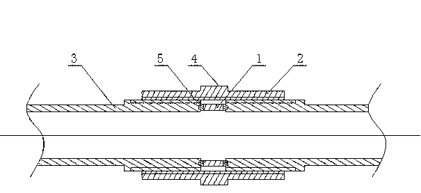 Embedded port structure for high-pressure delivery pipelines