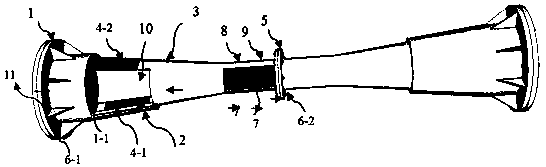 A steel pipe friction composite damper