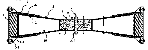 A steel pipe friction composite damper