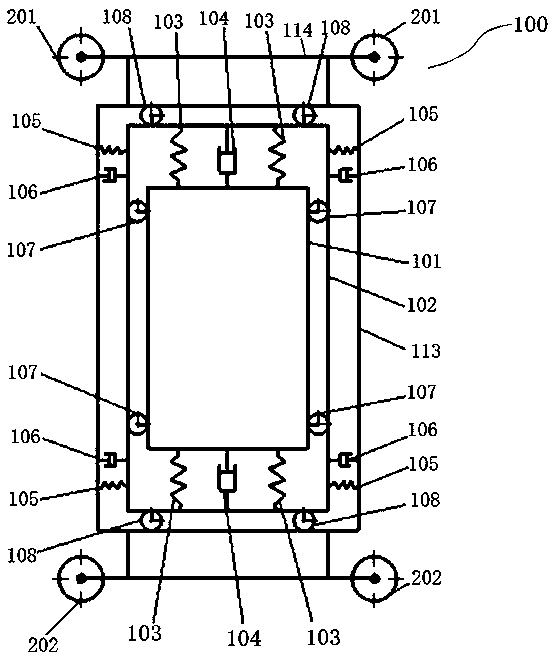 A circulating vertical lift elevator car and elevator system having the same