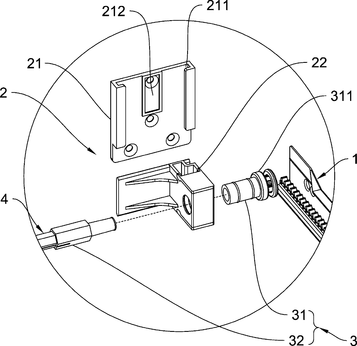 Guide rail balance synchronizing device applied to drawer